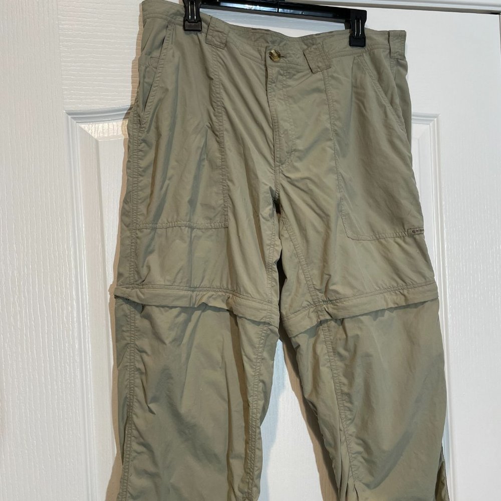 Exofficio Buzz Off Nylon Convertible Cargo Shorts Hiking Pants Size L Short Men - Picture 3 of 12